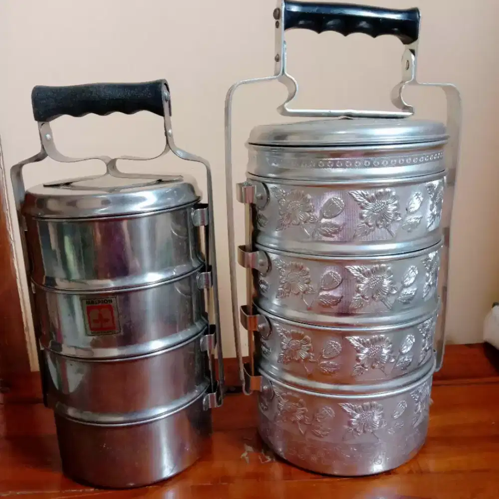 Di Jual Panci Rantang Jadul aluminium dan Panci Rantang Maspion