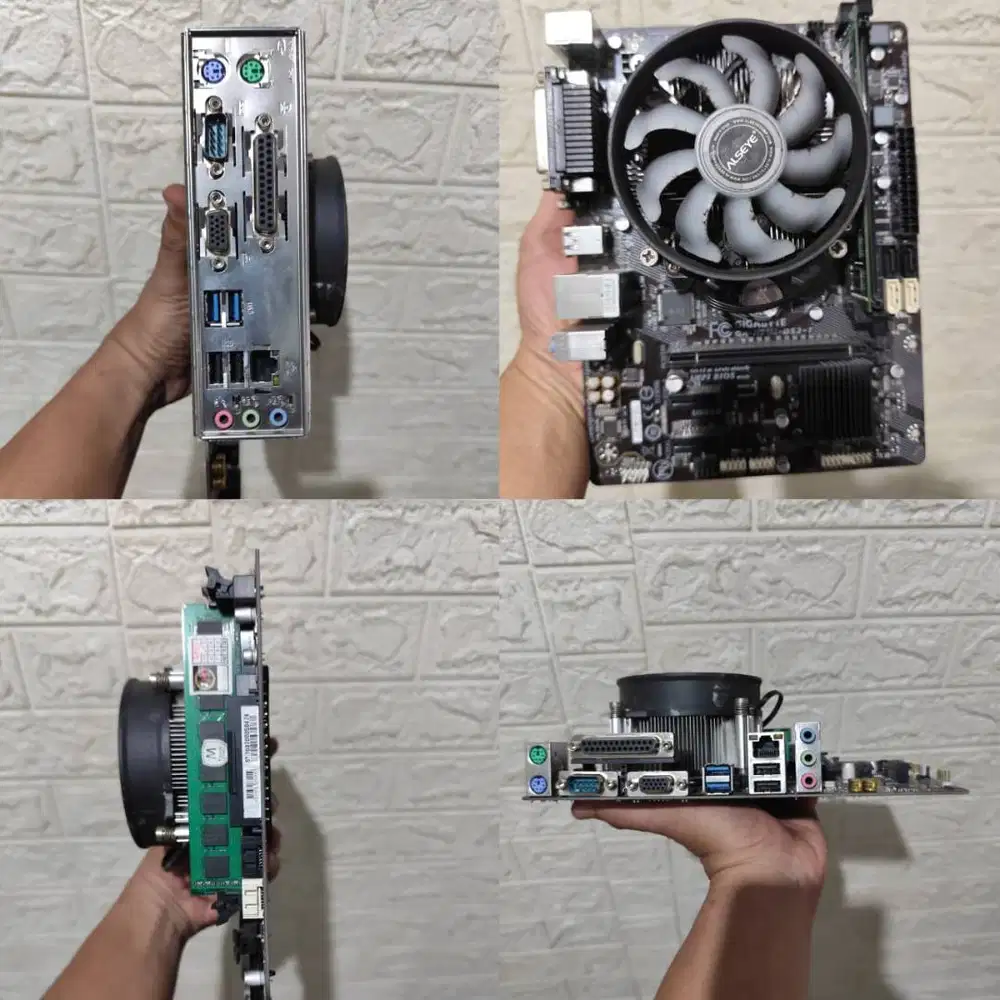 i7-4790 Gigabyte GA-H81M-DS2 RAM 8GB Paket Bundling Murce Murmer