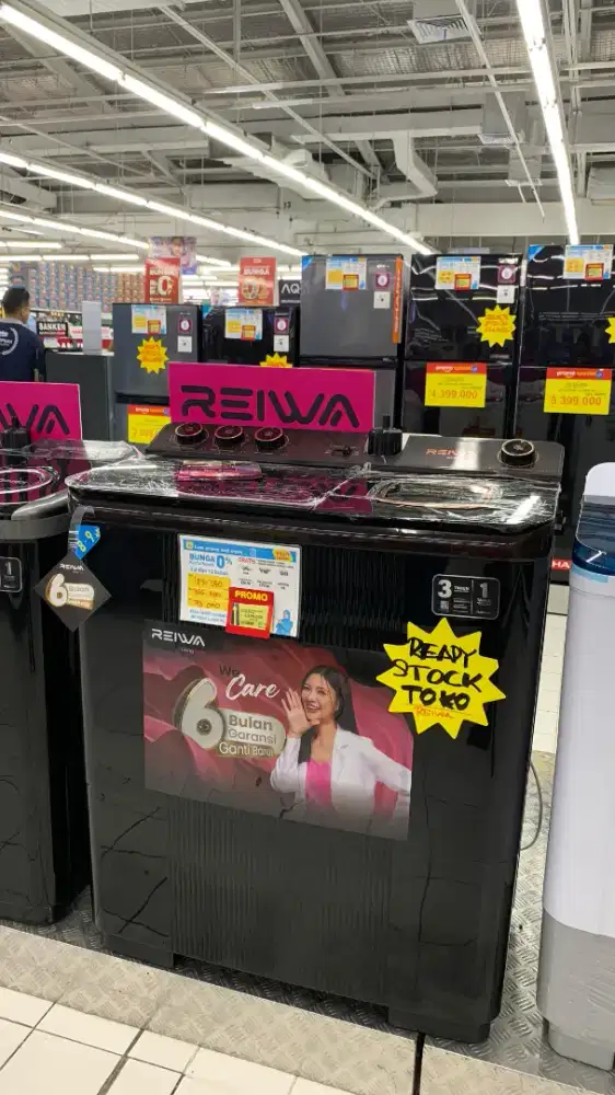 Mesin Cuci 2 Tabung Reiwa