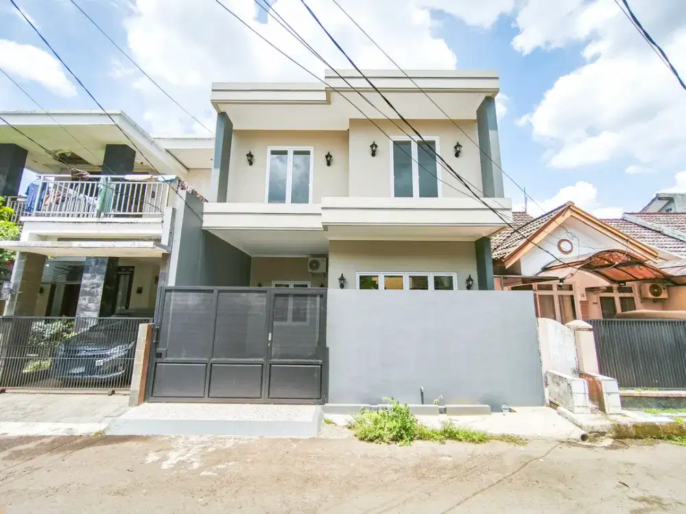 Rumah 2 Lantai 15 menit ke Plaza Jambu Dua SHM Siap KPR J-37382