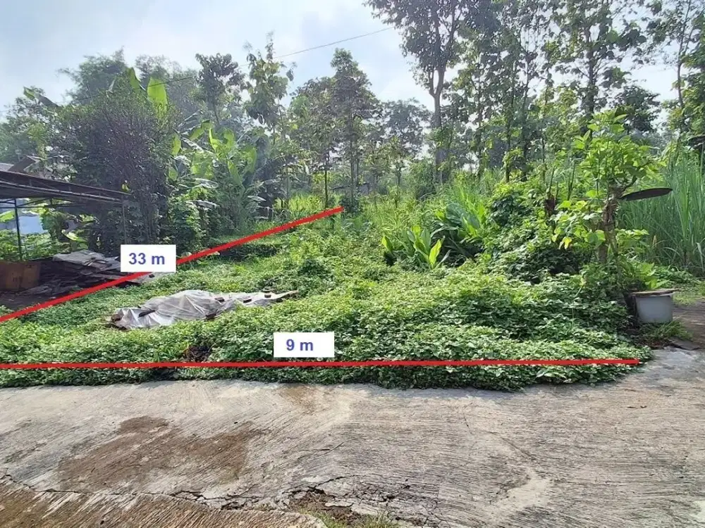 Tanah SHM Bugis Pakis Malang Posisi Hook Dijual cepat B.U Poll