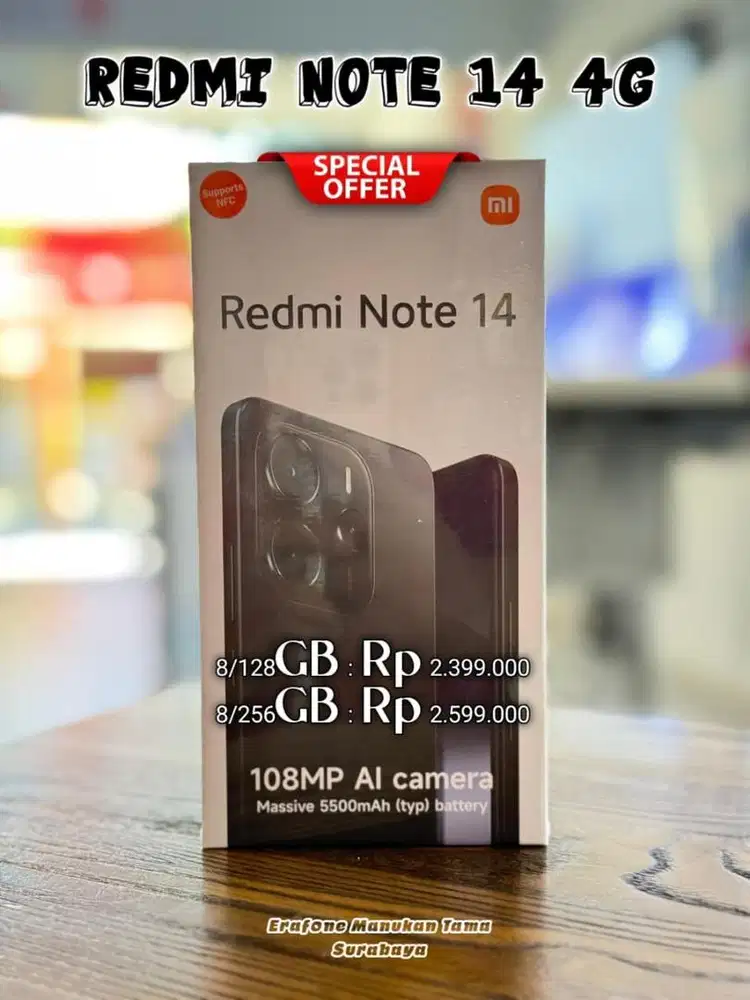 Redmi note14 8/128GB bisa kredit & tukar tambah