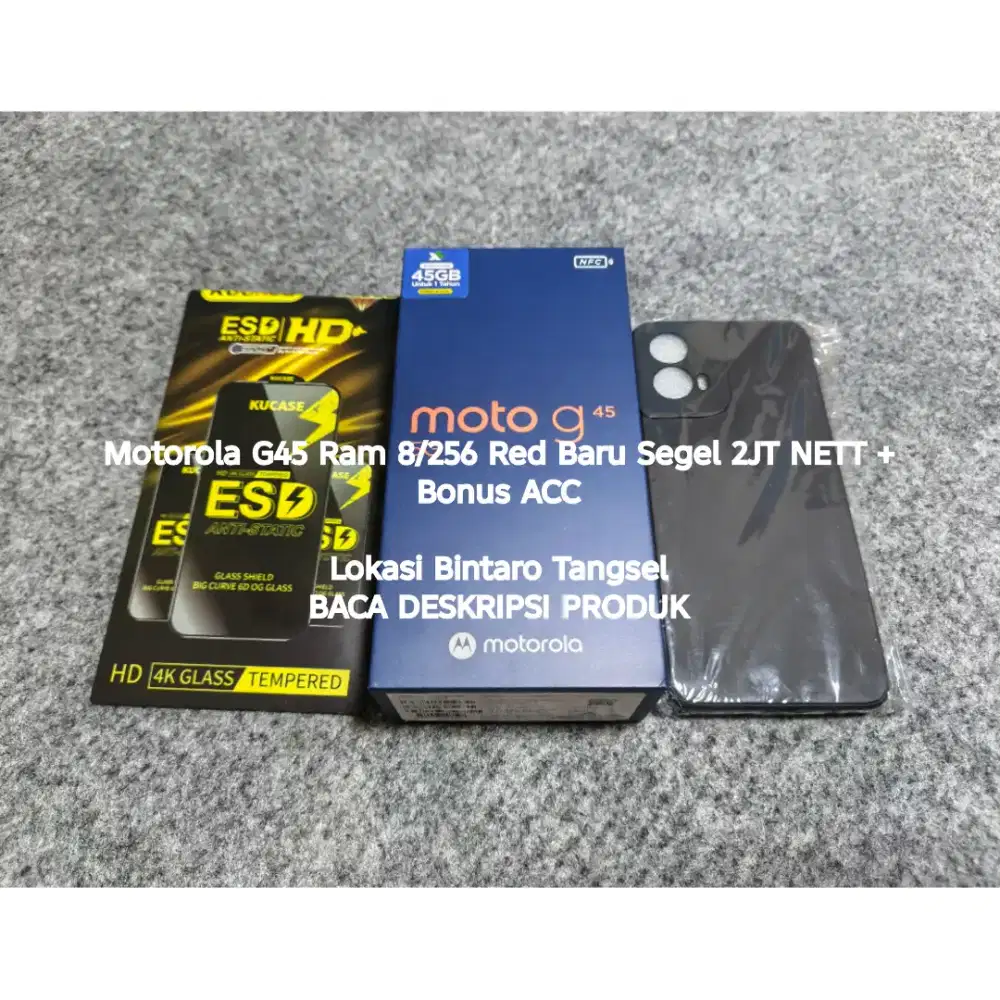 Motorola G45 8/256 Merah Baru