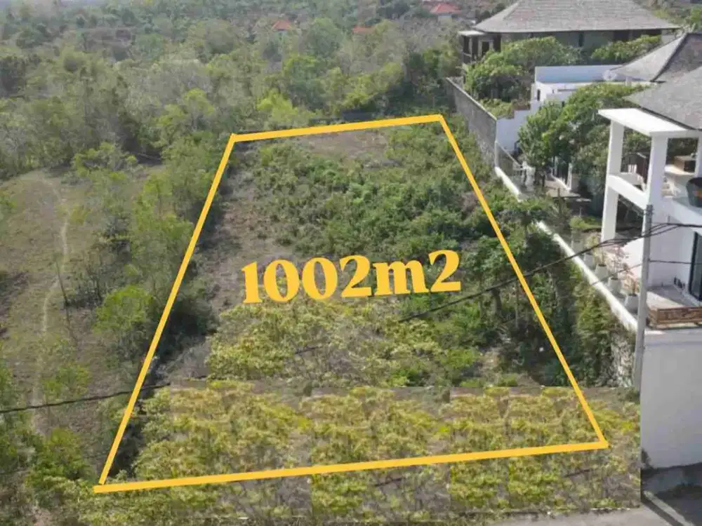 tanah view laut ungasan bali