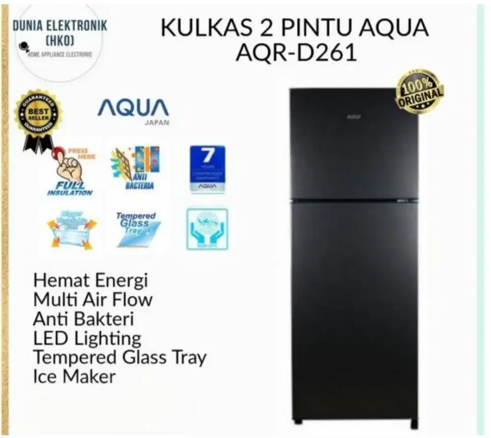 Kulkas AQUA 2 Pintu