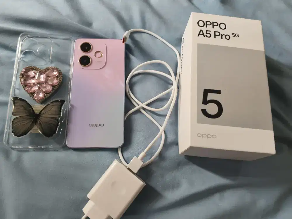 Jual HP Oppo A5 Pro 8/256 Pink baru 3hari