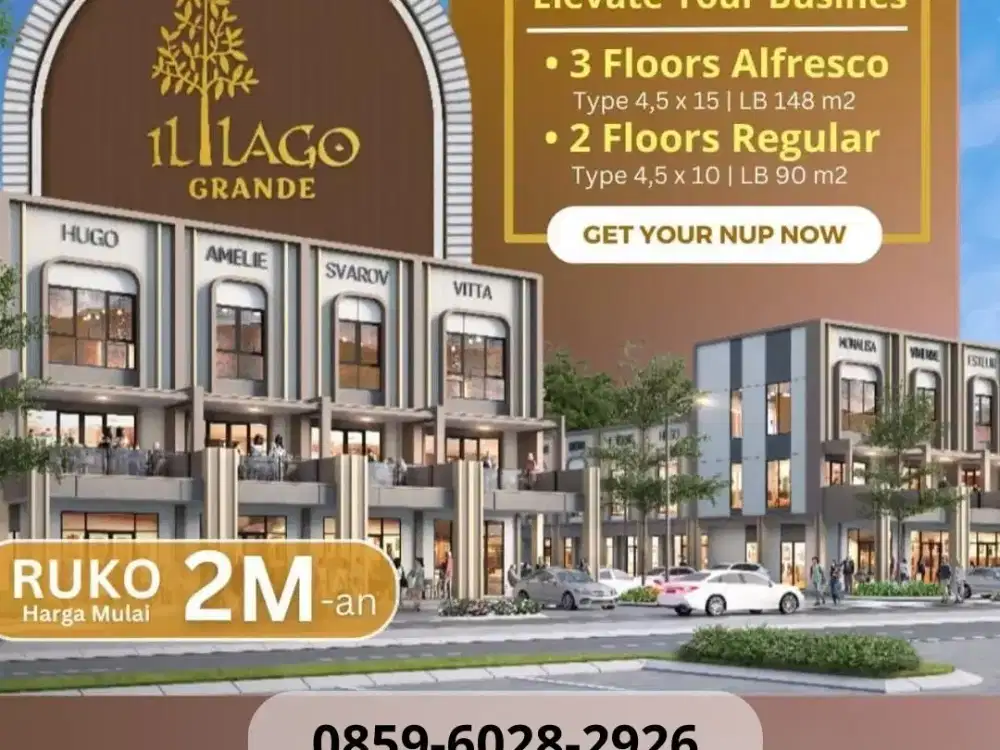 Illago Grande Ruko Terlaris Illage Square Lokasi Gading Serpong Paramount Land