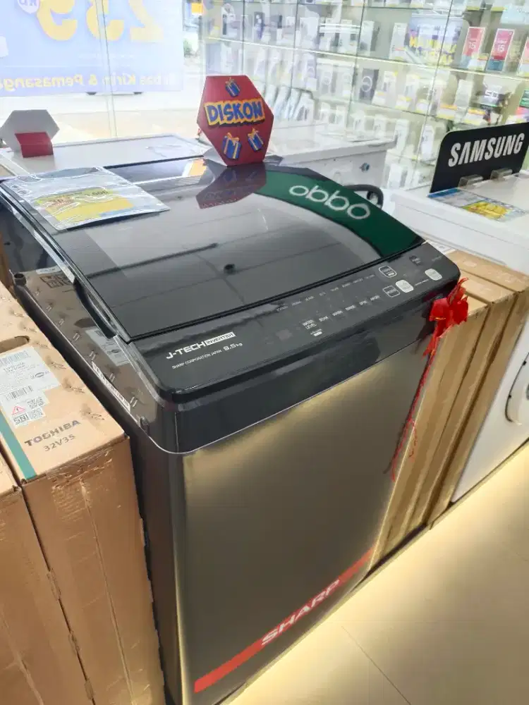 Cicilan Mesin cuci 1 Tabung Sharp 9,5kg