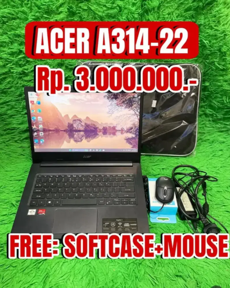 JUAL Laptop second ACER A314-22