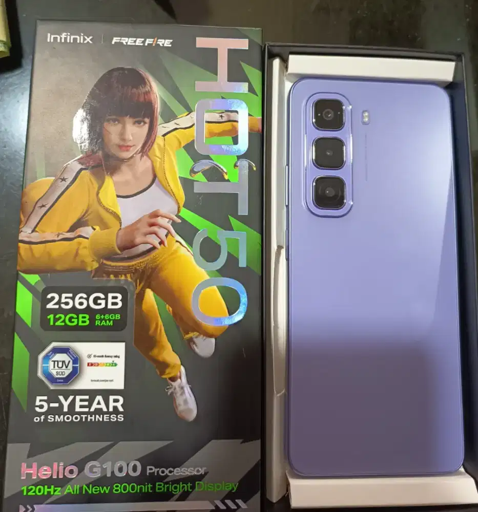 HP SEKEN INFINIX HOT 50 RAM 6/256 GB NO MINUS