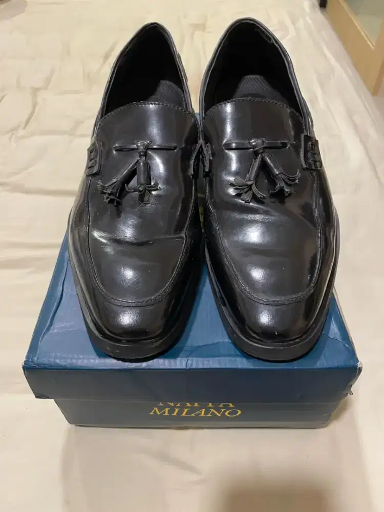 Nappa Milano - Lobb Tassel - 43 - Sepatu Hitam Pria