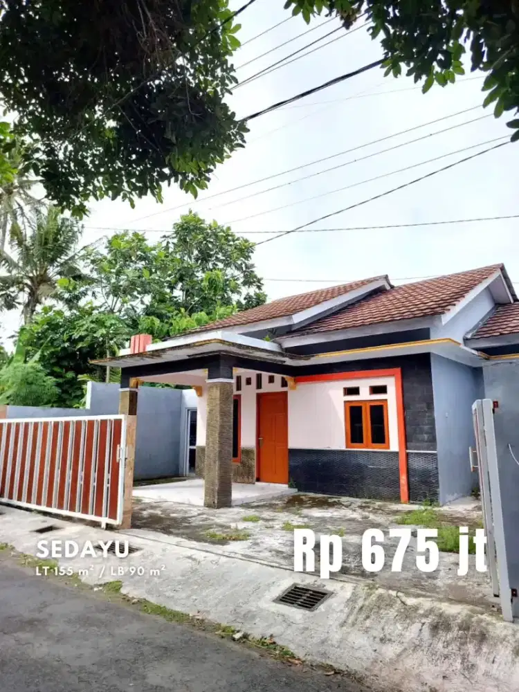 Dijual Rumah Luas dekat Universitas Mercu Buana Sedayu