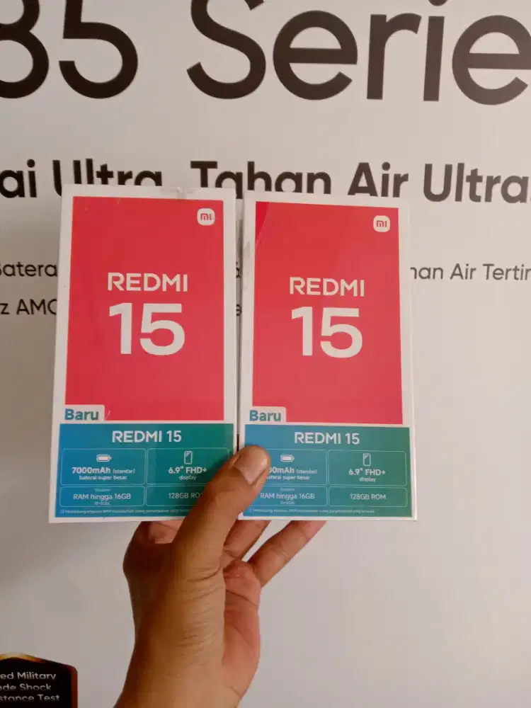FAST RESPON WA Xioami Redmi 15 NFC 8+8/128 Garansi resmi 15bln