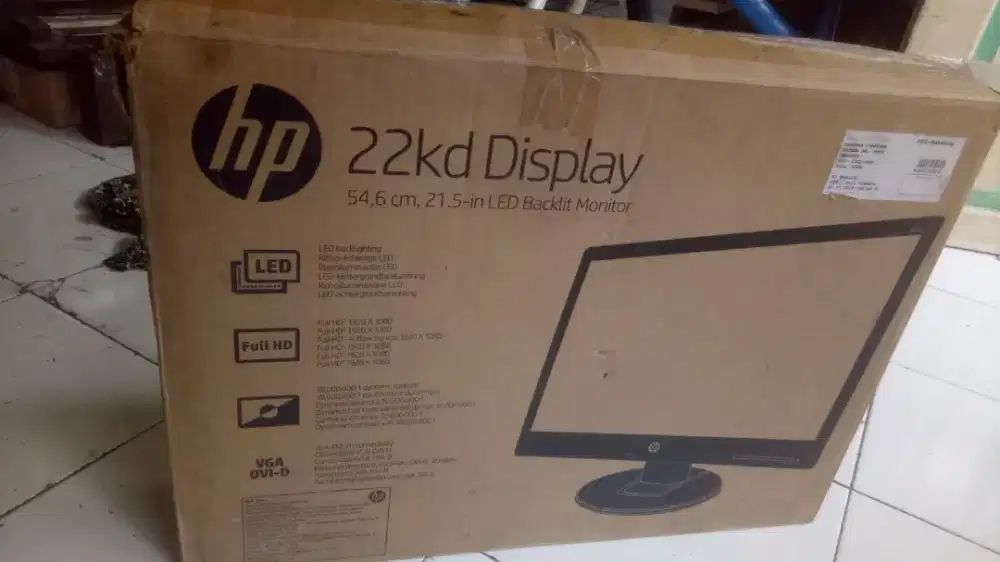 Monitor 22in normal jernih