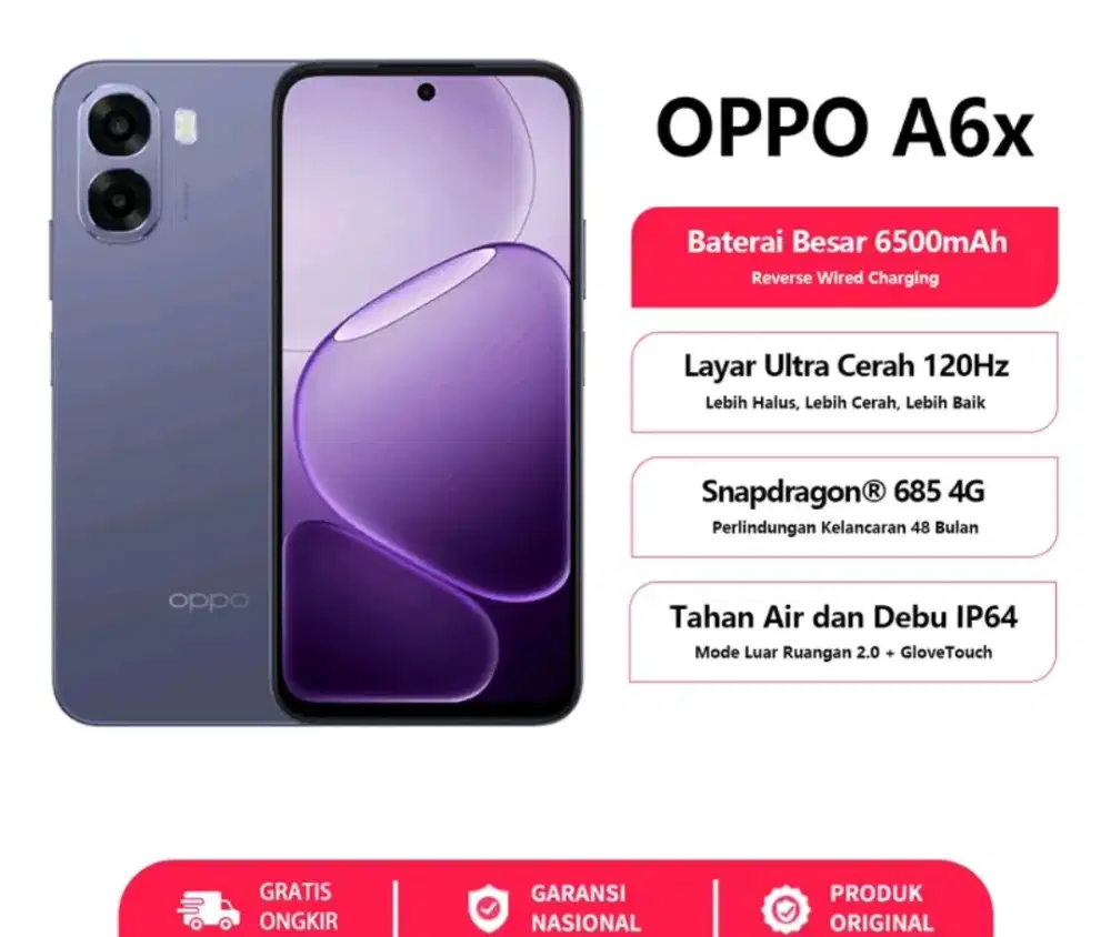 New Oppo A6X Bisa Cicilan & Tuker tambah