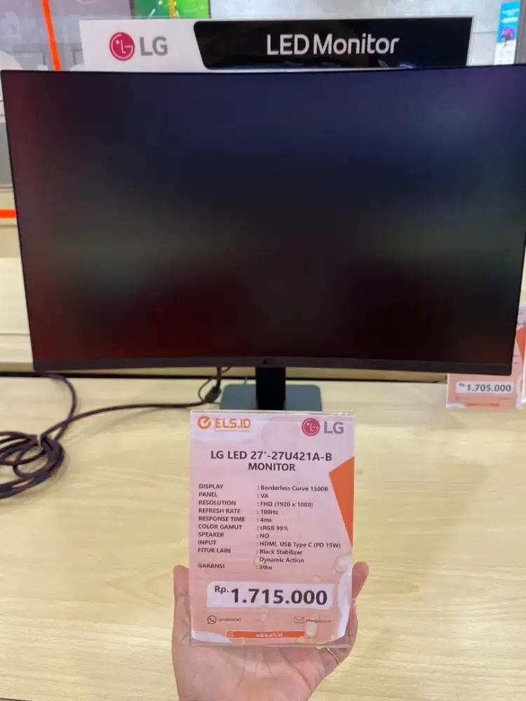 MONITOR LG LED 27 KREDIT CICILAN RINGAN TANPA DP