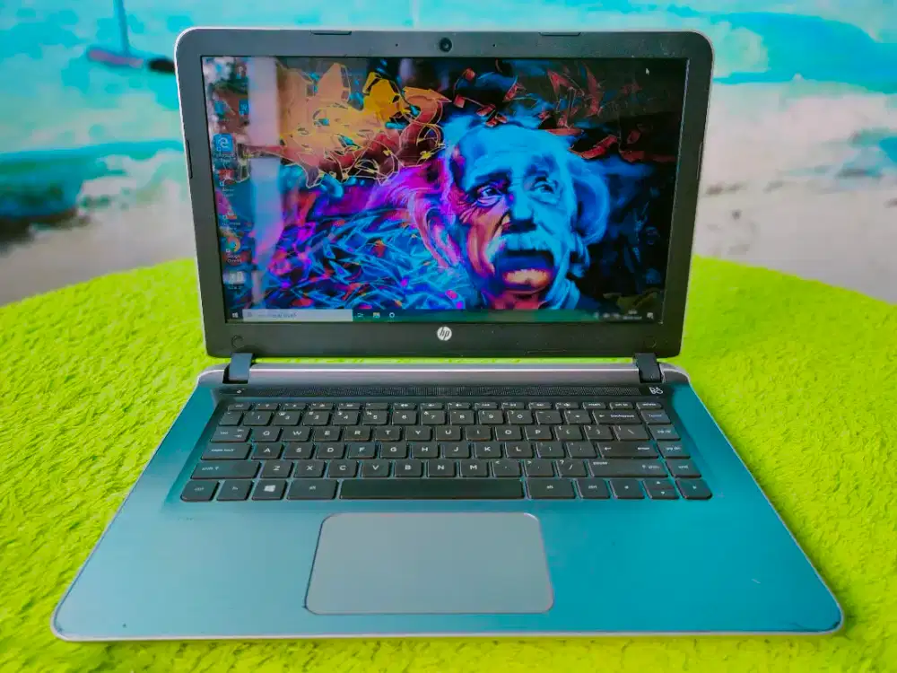 LAPTOP HP 14 A10 SETARA i5 GEN 8 8GB SSD 500GB DOUBLE VGA GAME JOS