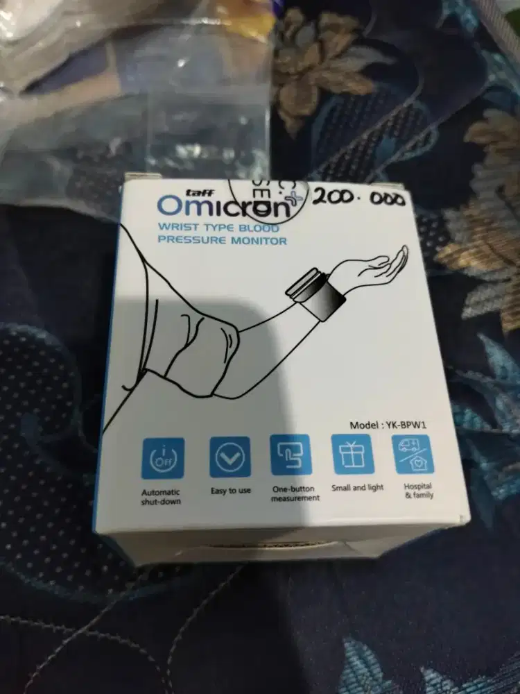 Taffomicron tensi meter digital pengukur tekanan darah