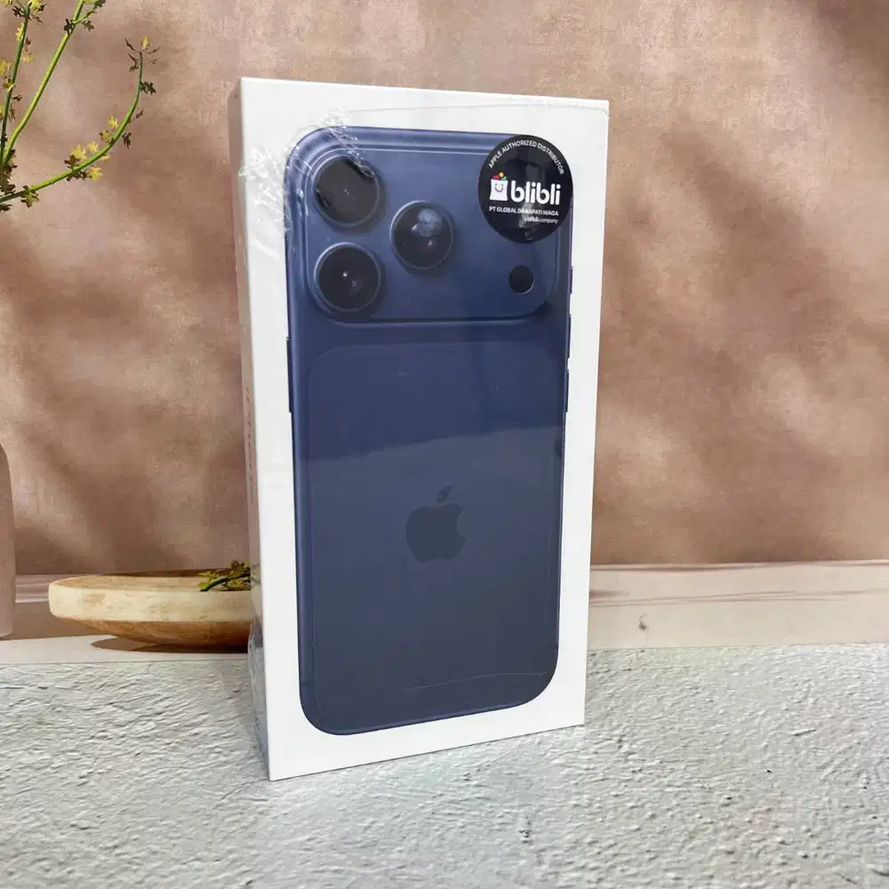 iPhone 17 Pro 256GB Garansi Resmi Indonesia NEW BNIB Deep Blue