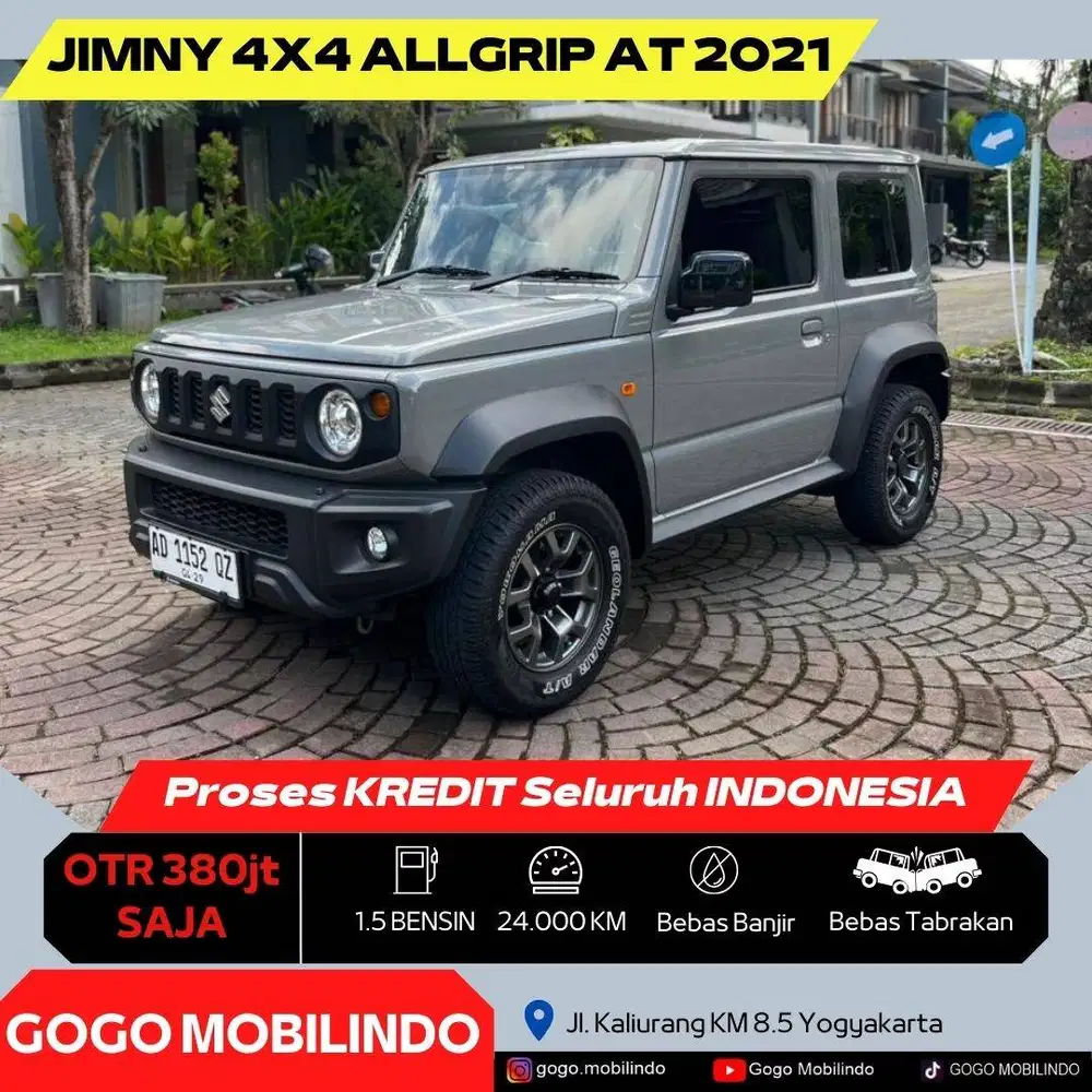 Suzuki Jimny 4x4 Allgrip Matic 2021 Plat AD DP Minim Xforce