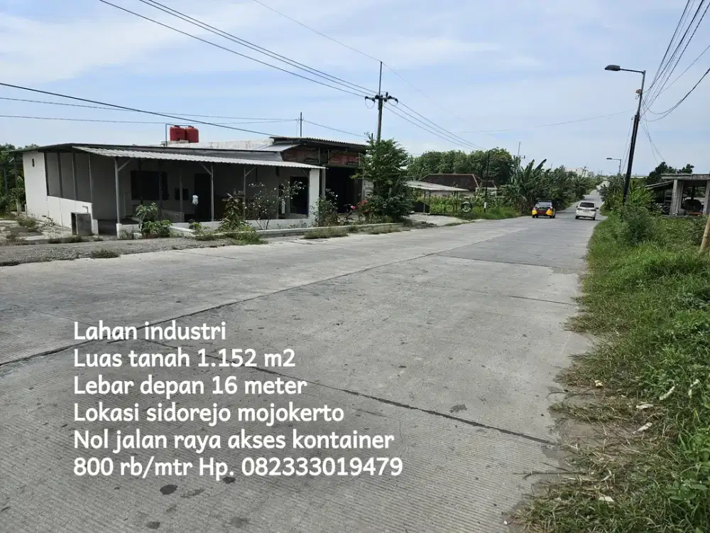 Lahan industri jetis mojokerto
