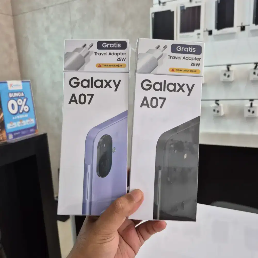 Termurah!!! Samsung A07 4/64GB garansi resmi 1 tahun