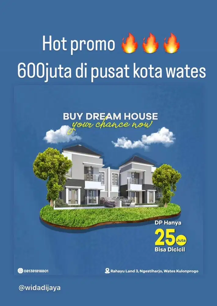 Rumah 2 Lantai di jual MURAH !!!