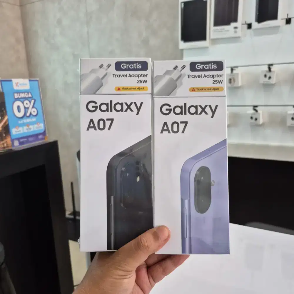 Termurah!!! Samsung A07 4/128GB garansi resmi 1 tahun