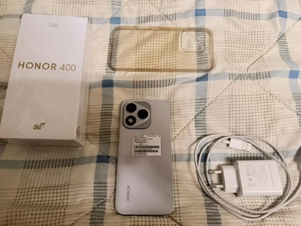 honor 400 lite 8/256gb likenew garansi panjang