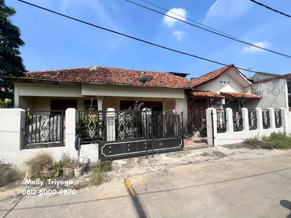 Rumah Hoek Lokasi Strategis Jatibening Baru Pondok Gede, Bekasi