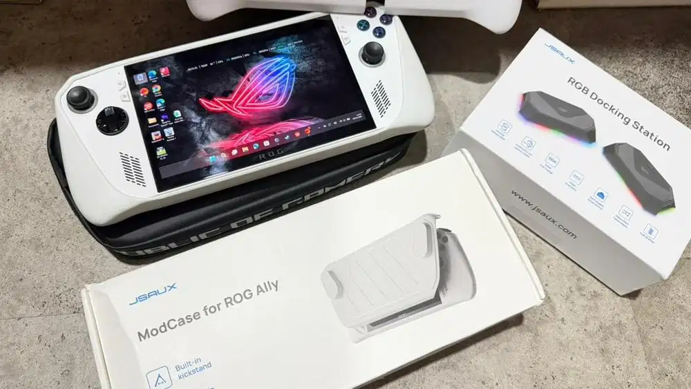 ASUS ROG ALLY Z1 Extreme include jsaux case dan docking jsaux