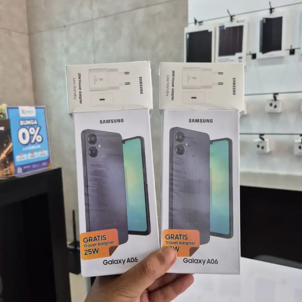 Termurah!!! Samsung A06 6/128GB garansi resmi 1 tahun