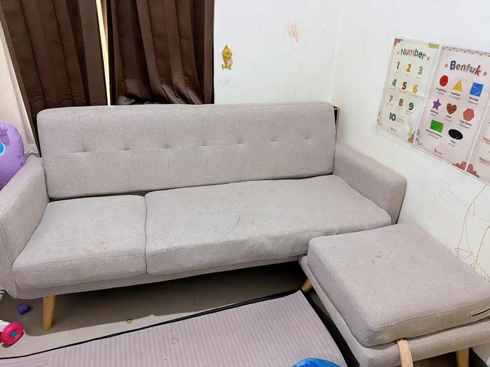 Dijual sofa L kondisi masih oke