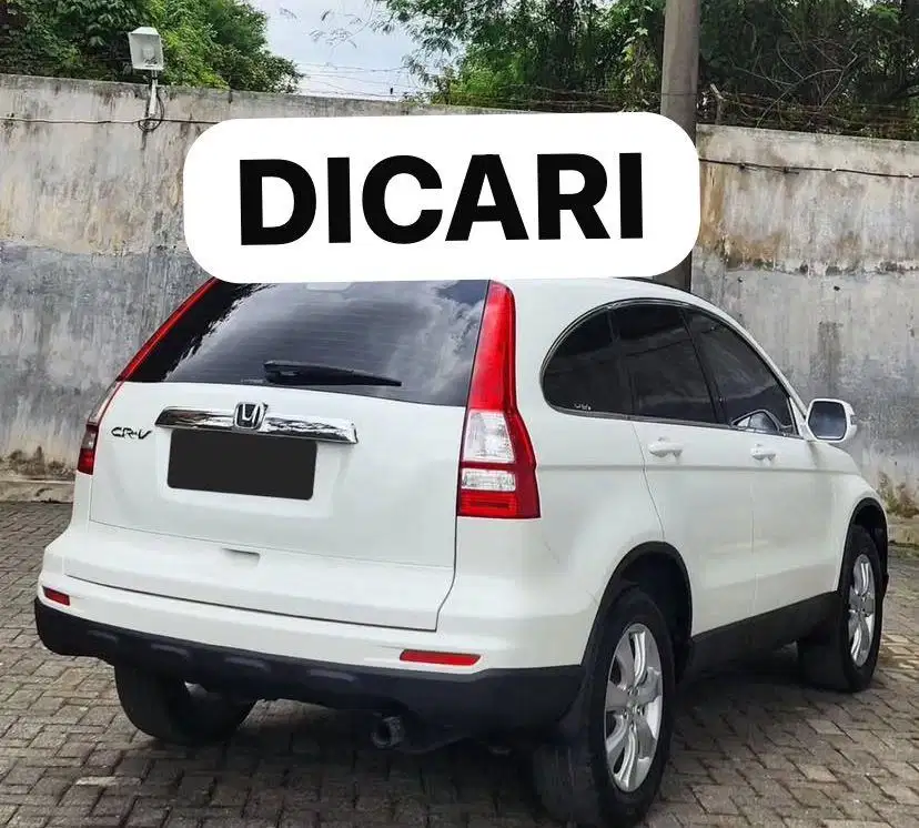 Di Cari Mobil Honda CRV 2.0 Matic Honda CRV 2009 Honda CR-V 2010