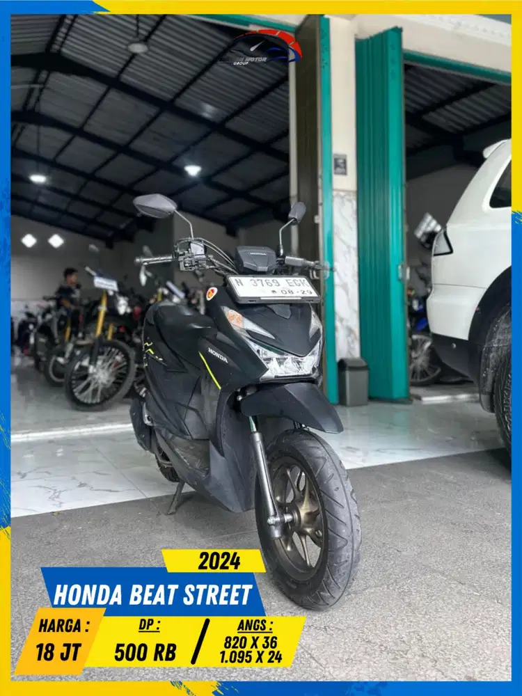 HONDA BEAT STREET 2024 LIKE NEW BOSSKU HIKMAH MOTOR KEPUH MALANG