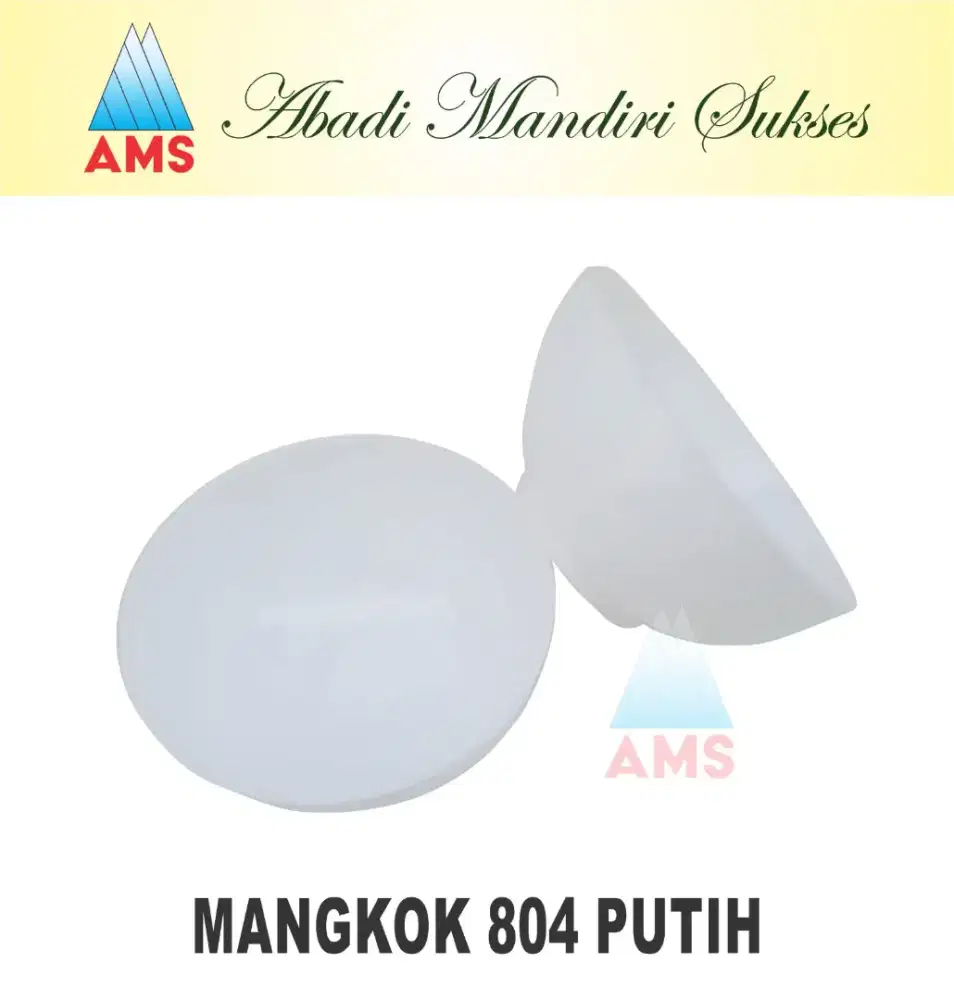 Mangkok 804 putih ( harga 1650 per biji )