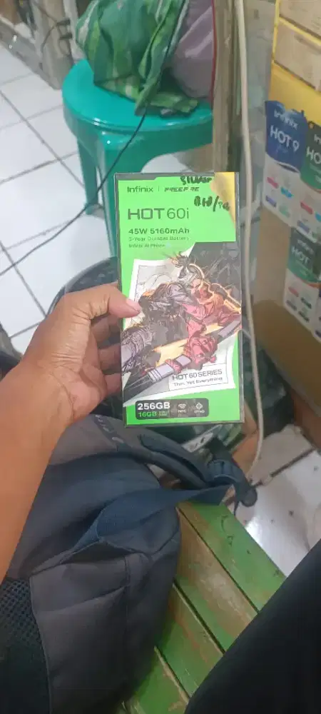 jual infinix hot 60i ram 8+8/256