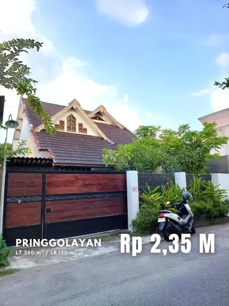 Dijual Rumah Luas dan Strategis dekat Jalan Gedongkuning