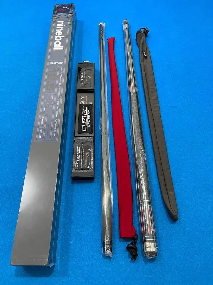 Brand New!! BARANG LANGKA stick Biliar Cuetec WNT Nineball indigo blue