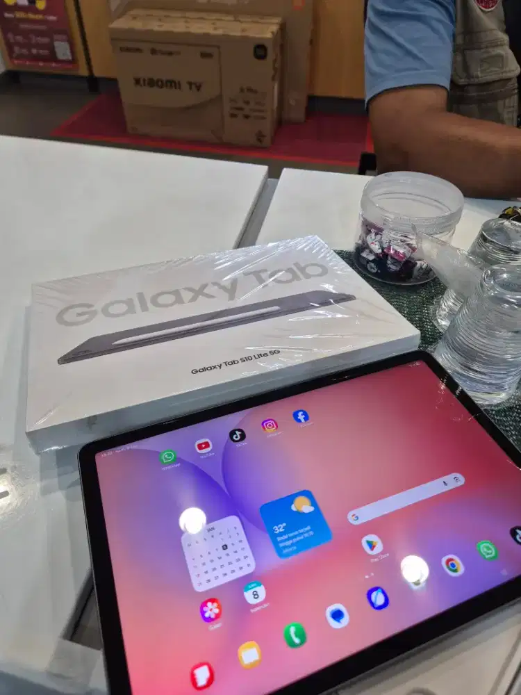 Tablet samsung S10 lite wifi only, promo kredit bisa 0DP