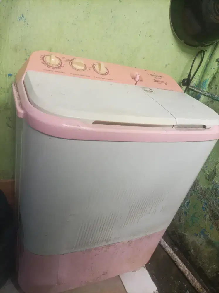 Mesin cuci sharp 2 tabung