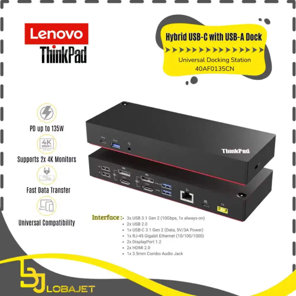Pembagi layar Lenovo Profesional