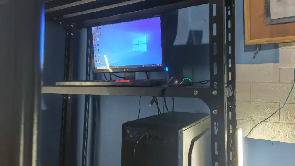 PC EDITING GAMING RAM 16GB X4 NVIDIA GT 630 4GB SSD 128GB + MONITOR