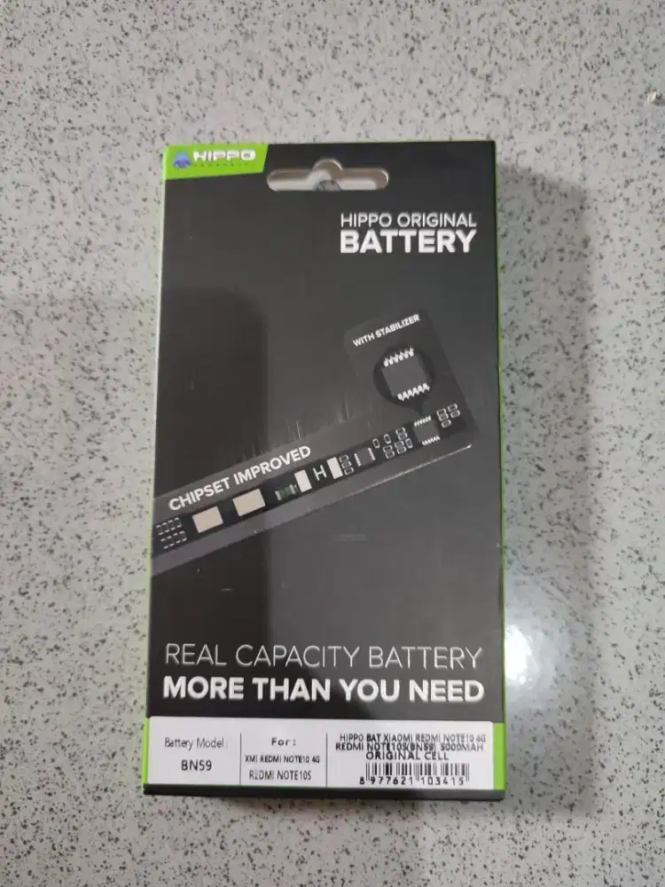 Baterai Hippo BN59/redmi note 10 4g Original