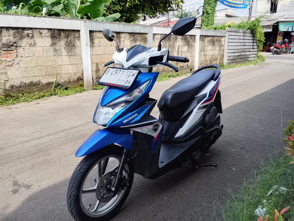 Di jual honda beat eco 2017 ss lengkap