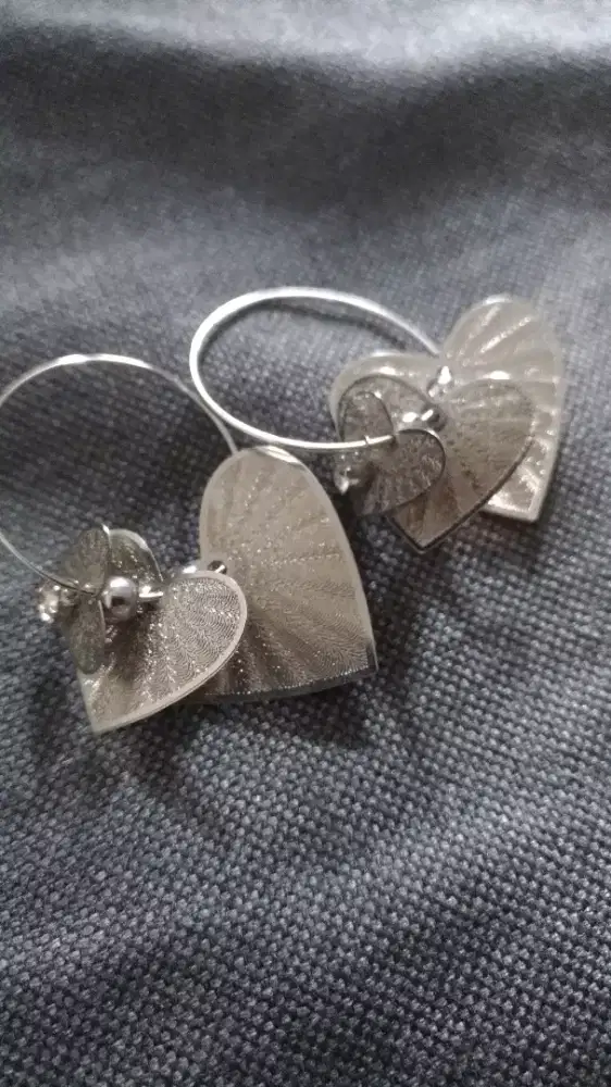 Jual anting2 model hati tumpuk