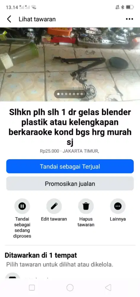 Slhkn plh slh 1 dr gelas blender plastik atau sblh nya murah sj cpt
