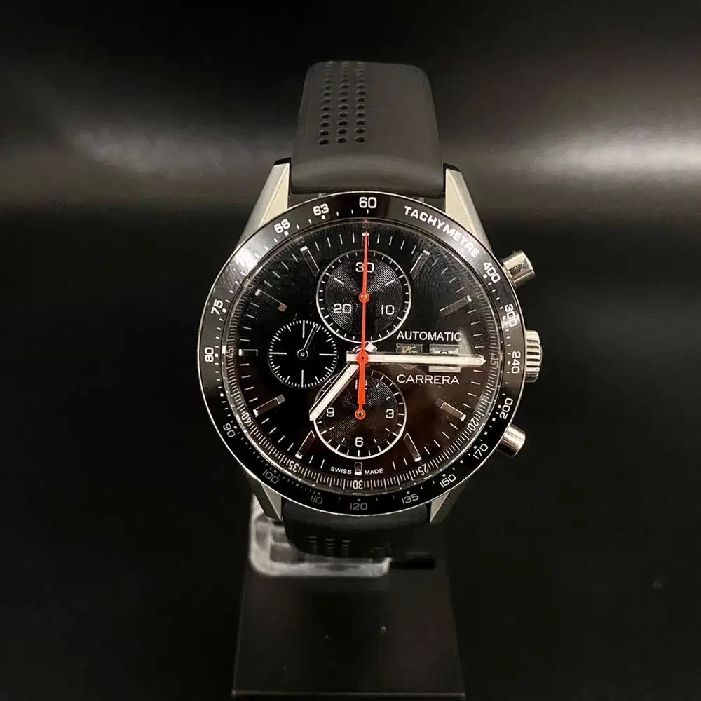 TAG Heuer Carrera Calibre16 Juan Manuel Fangio 41mm Red Second
