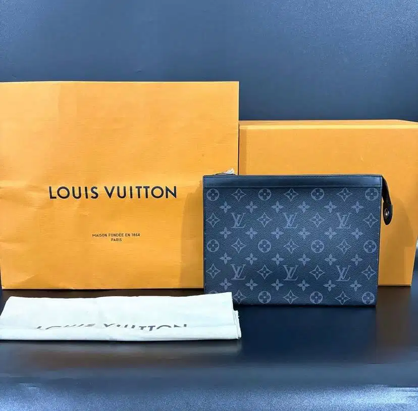 Louis Vuitton Monogram Eclipse Clutch