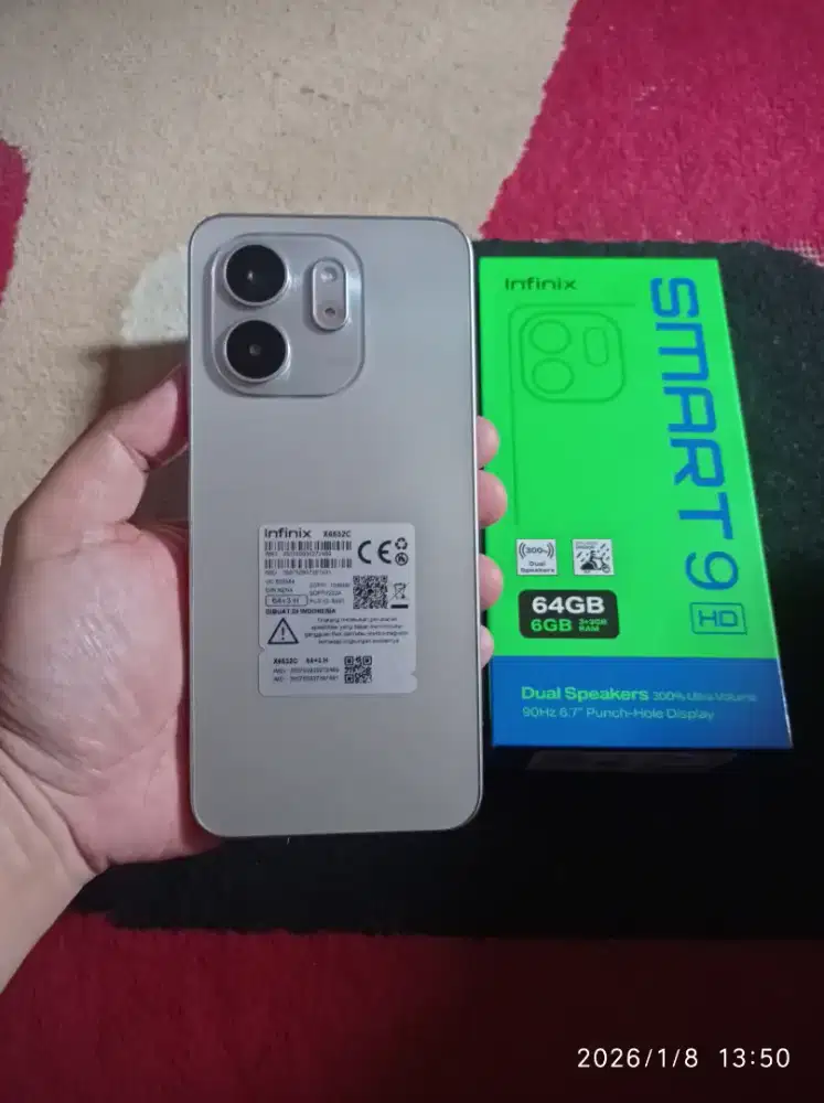 BISMILLAH INFINIX SMART 9 RAM 3/64 FULSET MULUS